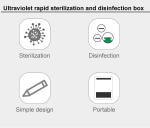99.9% Kill Bacteria Mobile Phone Disinfection Box Esterilizadora Telefono UV