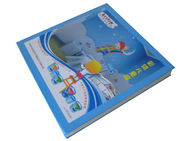 2.5mm Childrens Cardboard Books Kids Study Custom Durable Binding CMYK Full