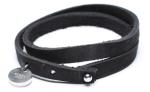 Leather Bracelet, Stainless Steel Clasp