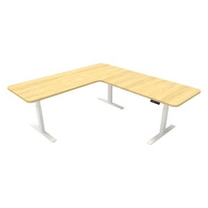 Quality 3 Legs L Shape Height Adjustable Metal Office Desk With Motors wholesale