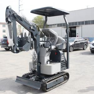 Quality China FW10 Grey Excavator New Diesel Engine 1000 Kg Mini Excavator wholesale