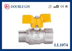 Quality Male X Female Long Threads 72.5 PSI Brass Gas Valves wholesale