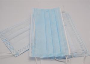 Quality Non - Woven Triple Layer Surgical Mask , Face Mask Surgical Disposable 3 Ply wholesale