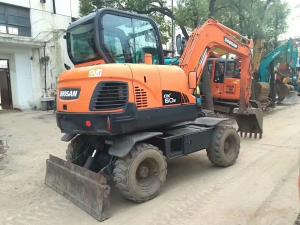 Quality Slightly Used Doosan Excavator DX60W Mini Wheel Excavator wholesale