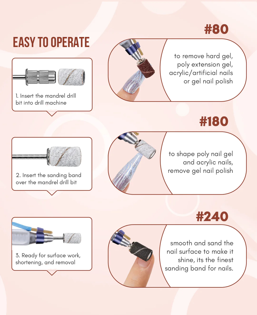 Electric Nail Drill Machine 35000 Rpm Electric Nail Polisher Machine