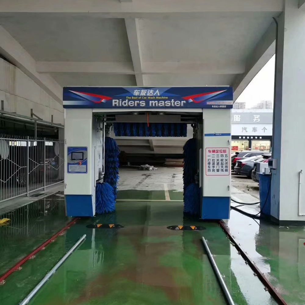 High Pressure Tunnel Car Wash System With Air Dryer Air Brushes 9600x3800x3400MM