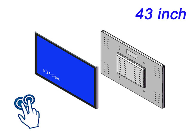 43-Inch Embedded Monitor for Smart City Displays, Stadium Interfaces, Immersive Advertising, and High-End Industrial Monitoring