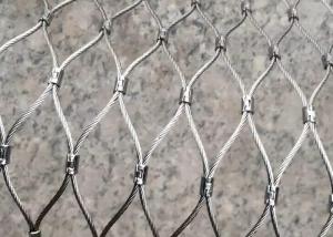 Quality 8m Width Stainless Steel Wire Rope Netting Mesh Screen wholesale
