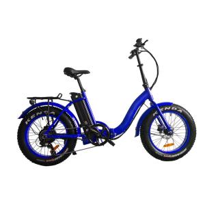 Quality 48V 500w Fat Wheel Electric Mountain Bikes For Hunting 20&quot; Full Suspension Folding Ebike wholesale