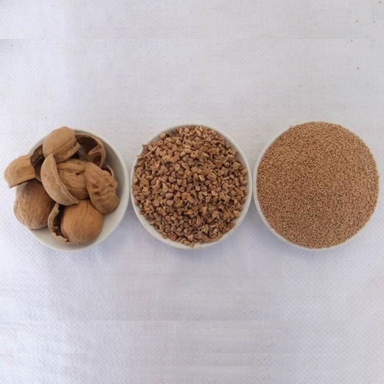 Walnut shell abrasive for sandblasting walnut shell cushion filling material Fruit shell abrasive polishing abrasive