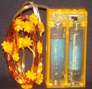 Quality 3pcs AA batteries battery operated lighted flowers wholesale