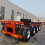 Twist Lock Heavy Duty Flatbed Platform Utility Cargo Container Chassis Truck