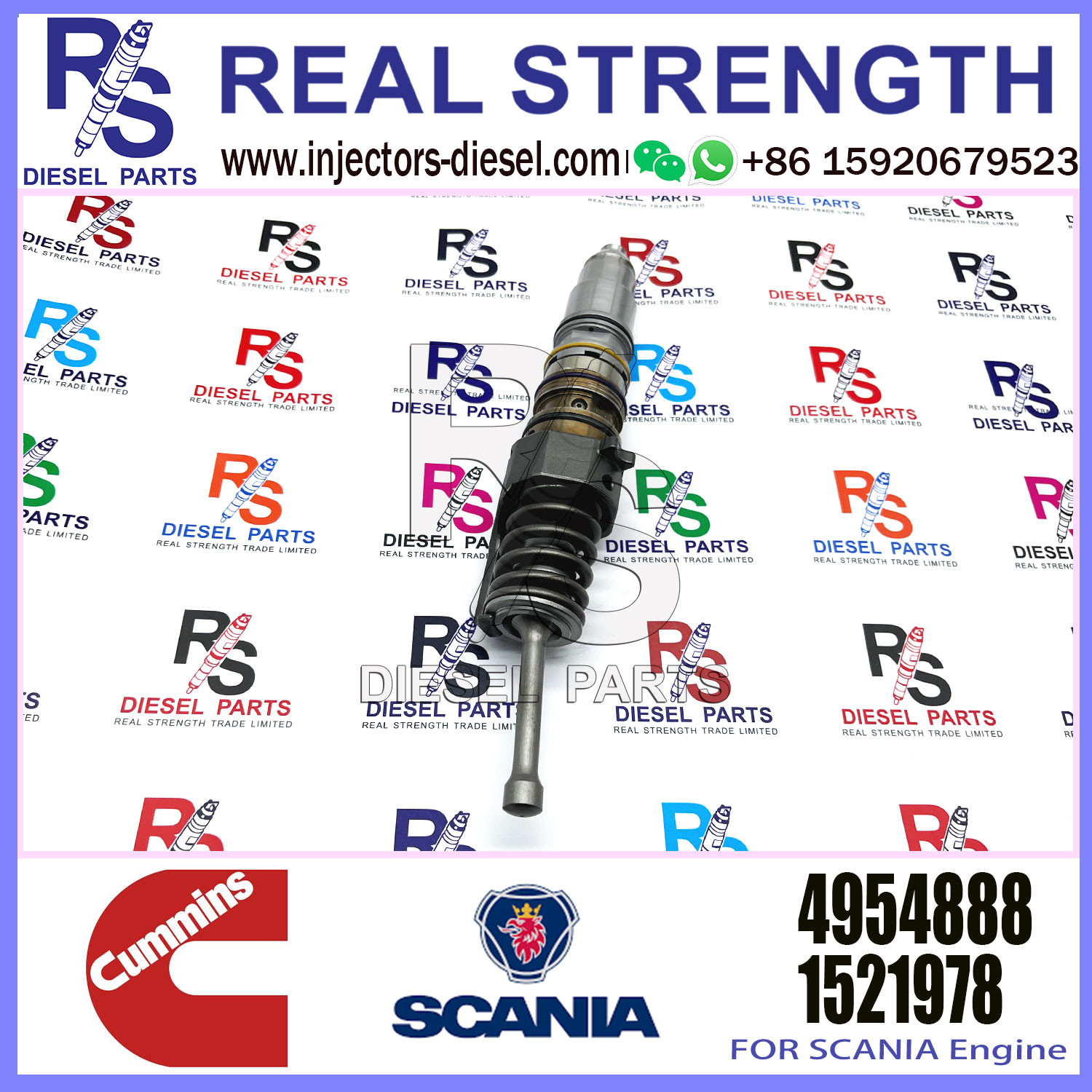 QSKX15 Fuel Injector Assembly 4062569 4928260 4088665 4088725 4954888 4928264 4954648 579261