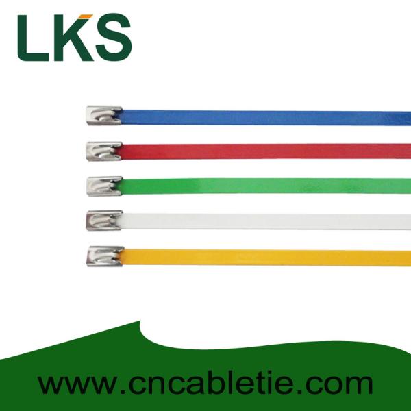4.6*300mm 201,304,316 grade epoxy polyester coated Ball-lock stainless steel