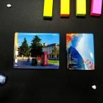 Promotional Magnetic Refrigerator Stickers 2mm Custom Rubber Stickers