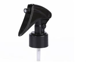 Quality Recyclable Trigger Spray Bottle Tops , Pure Black Mini Sprayer Pump wholesale