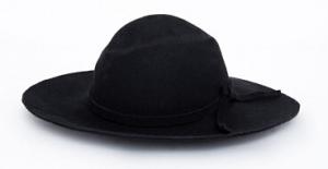 Quality DORY BOW DETAIL FLOPPY Felt HAT BLACK Hat hat wholesale
