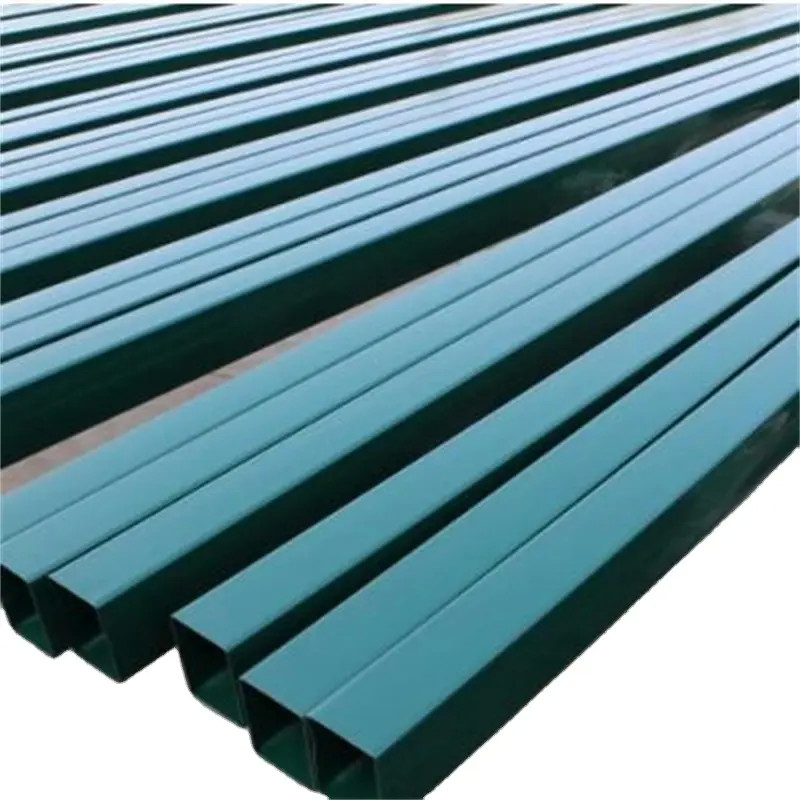 Powder Coating Steel Square Pipe 12M 2MM Thickness ERW Coated Thick Wall Square Pipe