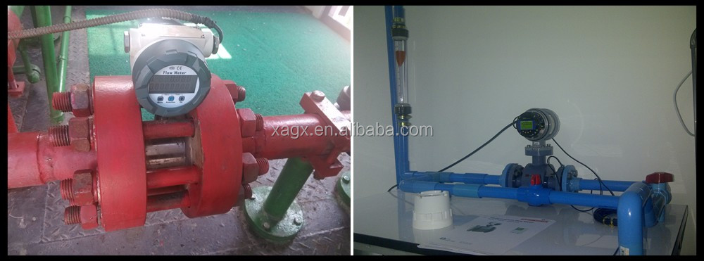 24VDC Diesel Fuel / Oil / Water Turbine Flow Meter fluid-meter.com