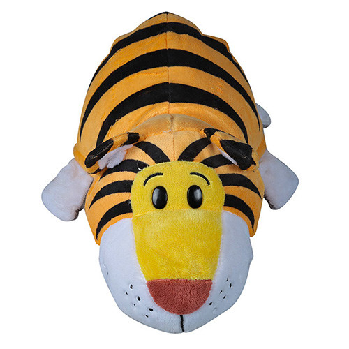 Mice Tiger 2 In 1 Animated Plush Christmas Toys Soft Embroidery Logo