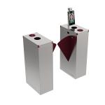 Turnstile Facial Recognition Temp Scanner 1.2mm SUS304 OEM ODM