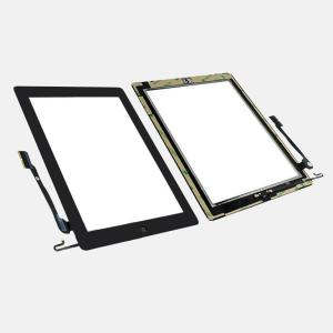 Quality iPad 4 Touch Screen Glass Digitizer+ Home Button Assembly Black wholesale