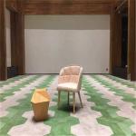 OEM PVC Woven Vinyl Carpet Sliced Into Any Shape For Outdoor Furniture