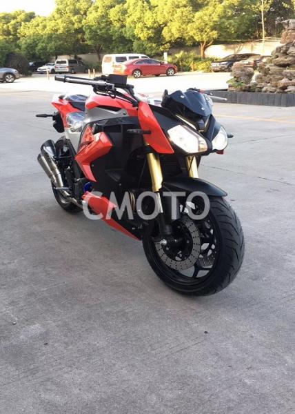 BMW -2 Racing Street Sport Motorcycles , Street Racer Bicycle Electric + Kick