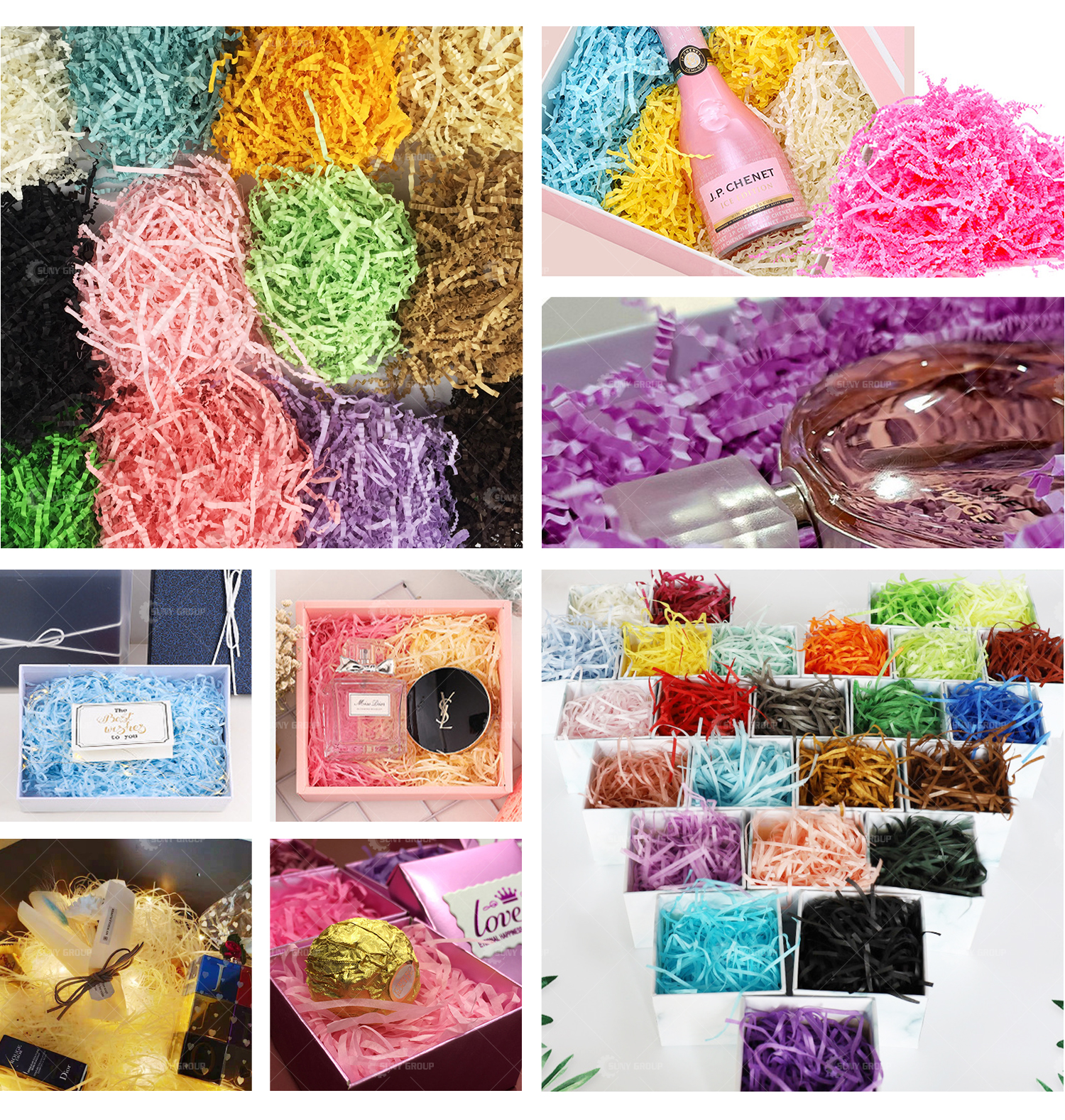 Electricity Gift Filling Paper Shredder Machine for Crinkle Straight Paper Strips Cutting