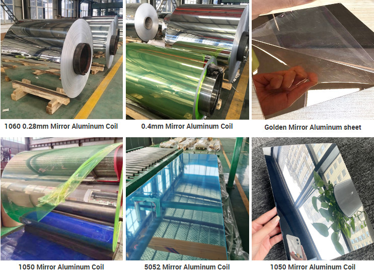 High Reflective Mirror Aluminium Reflector Sheet Mirror Polished Aluminum Sheet Coil