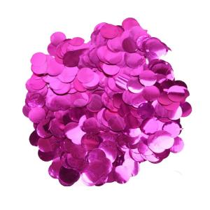 Quality 3.8cm Gender Reveal Party Metallic Biodegradable Confetti Paper wholesale