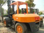 Used 10 ton Forklift , Diesel Engine TCM forklift FD100