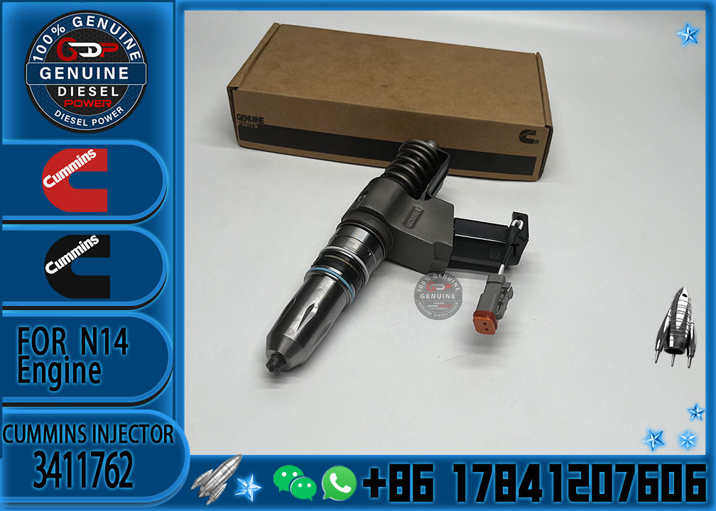 Reliable Fuel Injector Assembly 3411762 For Cummins Engine N14 Series Matching Diesel