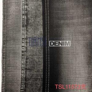 Quality Stretch Knitted Dobby Denim Fabric In Bulk 11 oz wholesale