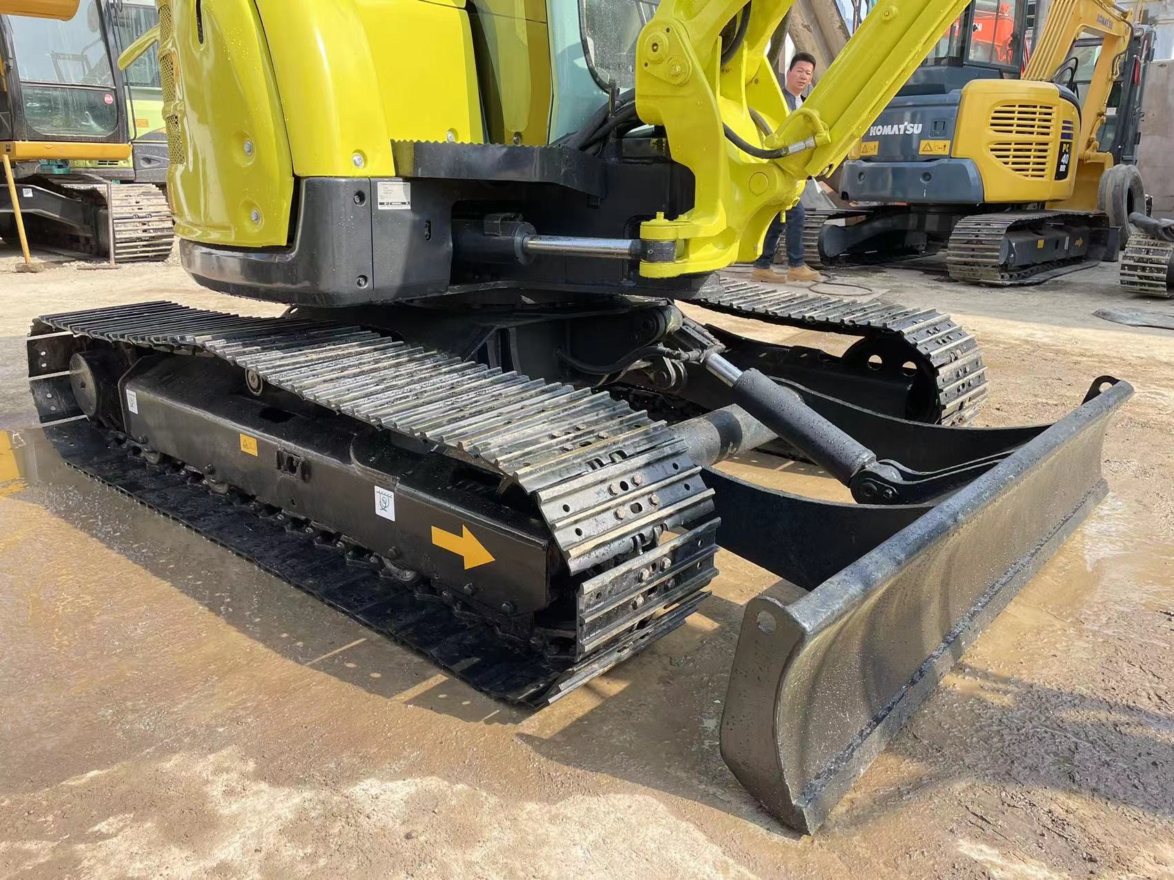 5ton Used Yanmar Vio55-5B Crawler Excavator With 0.135m3 Bucket Capacity
