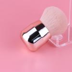 Face Kabuki Makeup Brush Plastic Handle Sleek Shape 1Pcs