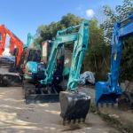 5 Ton Used Kobelco SK55 Excavator with Original Hydraulic Cylinder in Good