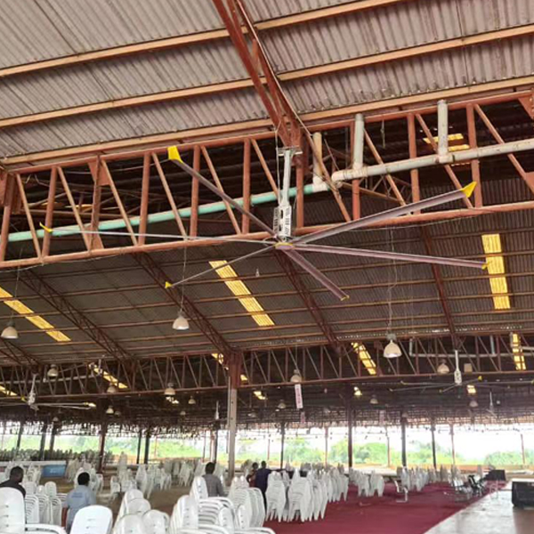 Powerful 1.5KW Ceiling Fan 5.5m 18FT for Farm Air Cooling and Industrial Ventilation