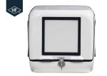Fiberglass Reinforced Plastic Motorbike Pizza Delivery Box With Three Advertisin