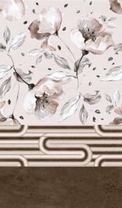 Quality Smooth Edge Decorative Porcelain Floor Tile Low Water Absorption Heat Insulation wholesale
