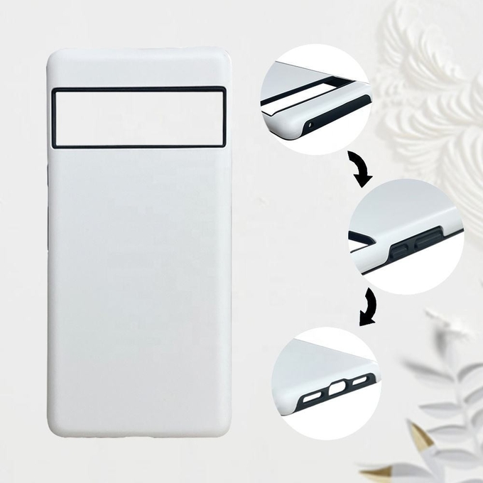 PC TPU Blank Tough 3D Sublimation 2 In 1 Double Layer Protective Phone Case For Google Pixel 6 Pro