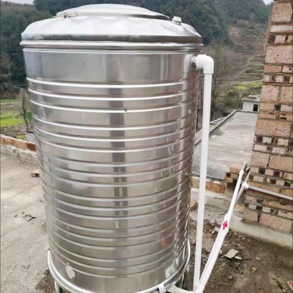 Household Rooftop Domestic Water Supply Stainless Steel Water Tank Durable