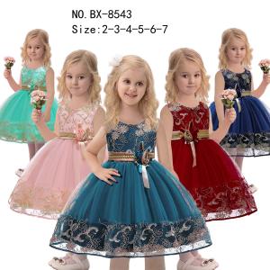 Quality Party Wear Girls Princess Dress Spring Autumn Soft Comfortable wholesale