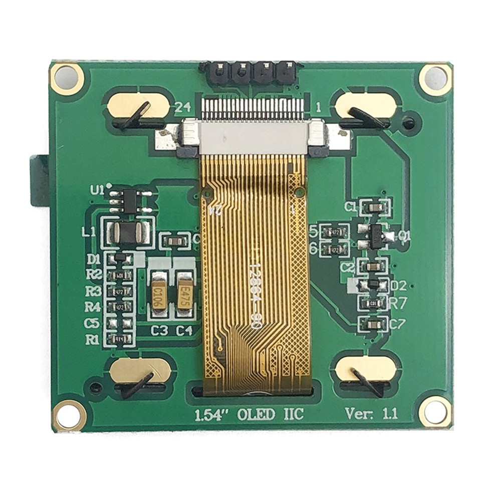1.54-Inch SSD1309 Graphic OLED Display - 128x64 Resolution with I2C Interface