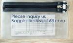 Zipper Vinyl PVC Leather Bank Deposit Bags Bank Deposit Bag With Key Ring