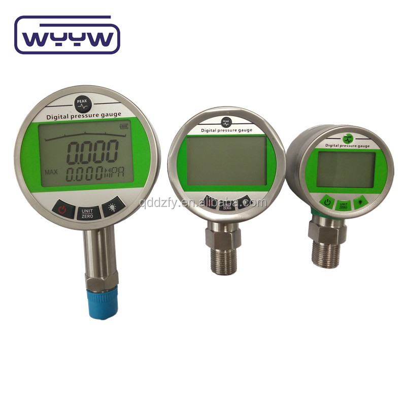 0-1000bar Hydraulic Vacuum Digital Pressure Gauge G 1/4 Male Connector