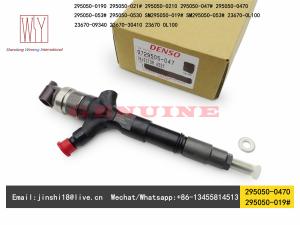 Quality Denso Genuine and New Fuel Injector 295050-047# 295050-0470 295050-019# 295050-021# 295050-053# for 23670-0L100 23670-09 wholesale