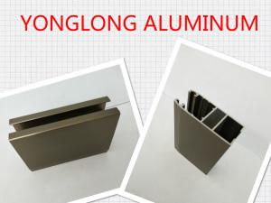 Quality Electrophoresis Matte Or Flat Bronze Aluminum Window Profiles Length Shape Customized wholesale