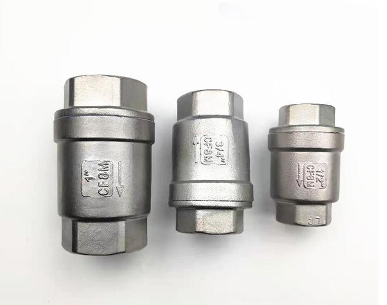 Stainless Steel 316 Female Thread Check Valve Vertical Type