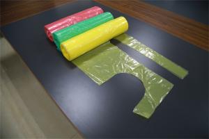 Quality Embossed Single Folded Disposable Plastic Aprons For Adults With Tie wholesale